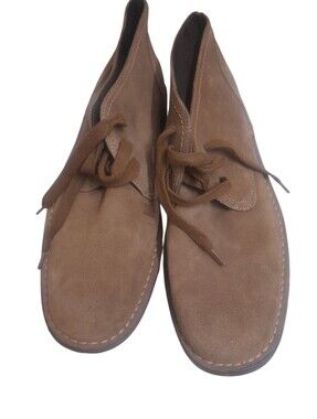 John Varvatos Brown Suede Chukka Boots